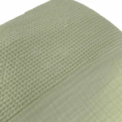 Nobodinoz Housse de matelas à langer en coton Wabi-Sabi Green matcha