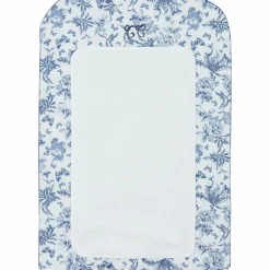 New Tartine et Chocolat Housse de matelas à langer Toile de Jouy bleu