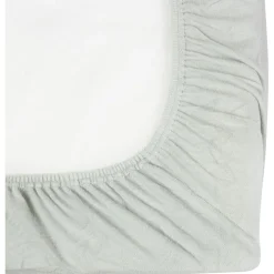 Trois Kilos Sept Housse de matelas à langer en éponge Grise (70 x 50 cm)