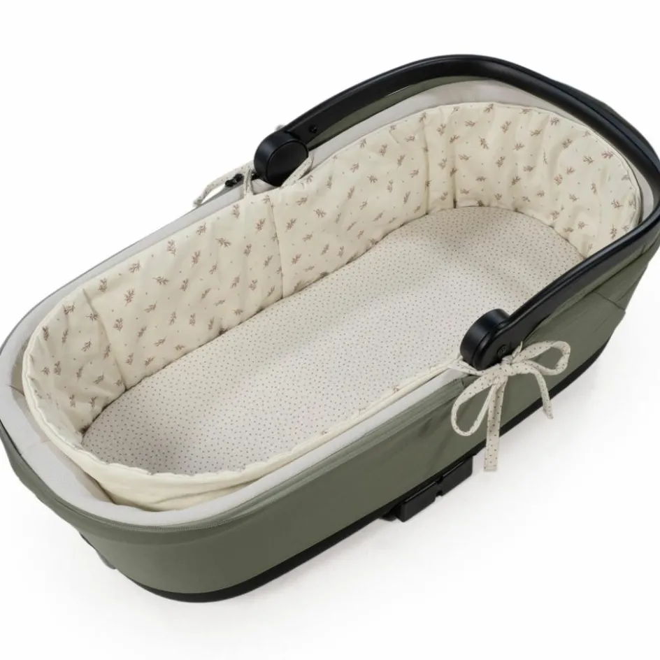 Housse de nacelle avec tiges + Drap-housse pour nacelle Mimosa Rose|Walking Mum Best