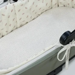 Housse de nacelle avec tiges + Drap-housse pour nacelle Mimosa Rose|Walking Mum Best