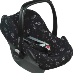 Sale Dooky Housse pour siège auto Romantic Leaves Black (groupe 0+)