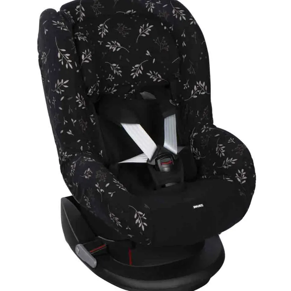 Outlet Dooky Housse pour siège auto Romantic Leaves Noir (groupe 1)