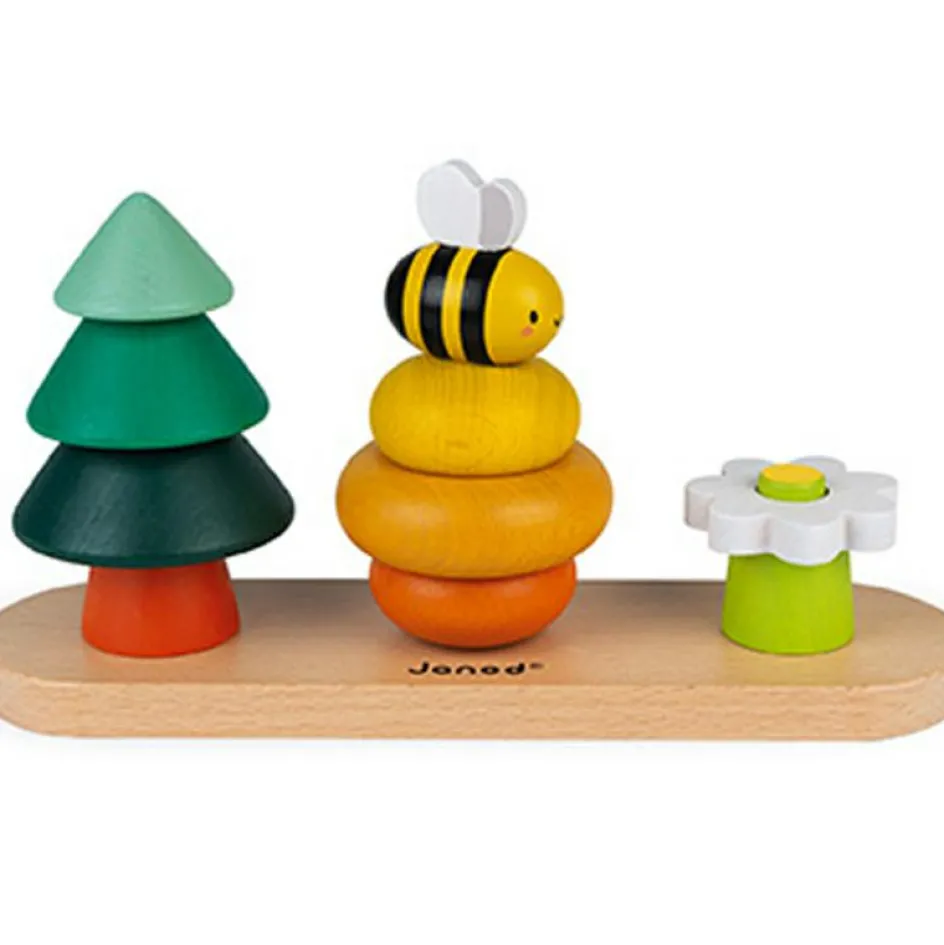 Jeu à empiler en bois Forêt WWF|Janod Best