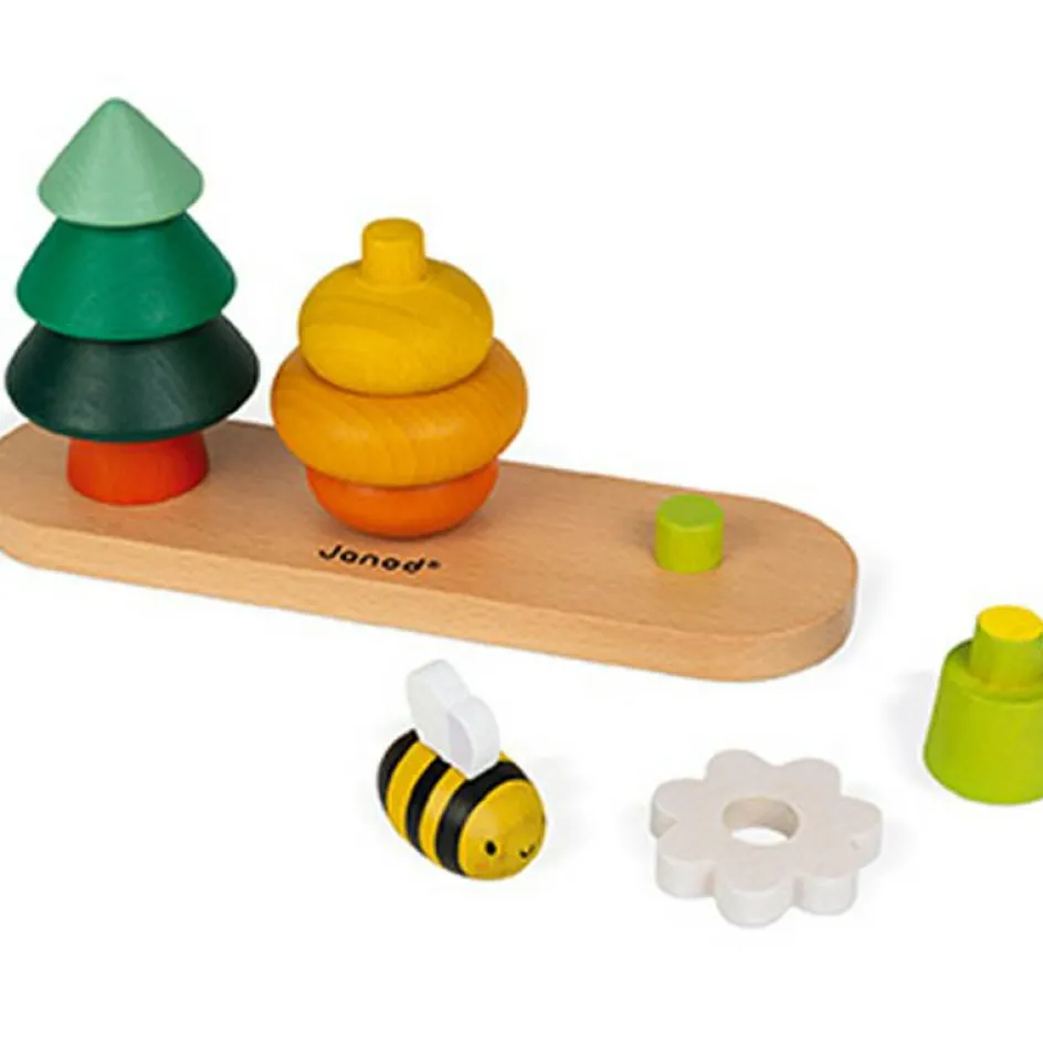 Jeu à empiler en bois Forêt WWF|Janod Best