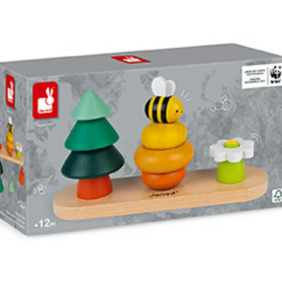 Jeu à empiler en bois Forêt WWF|Janod Best