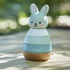 Jeu à empiler en bois Lapin WWF|Janod Clearance