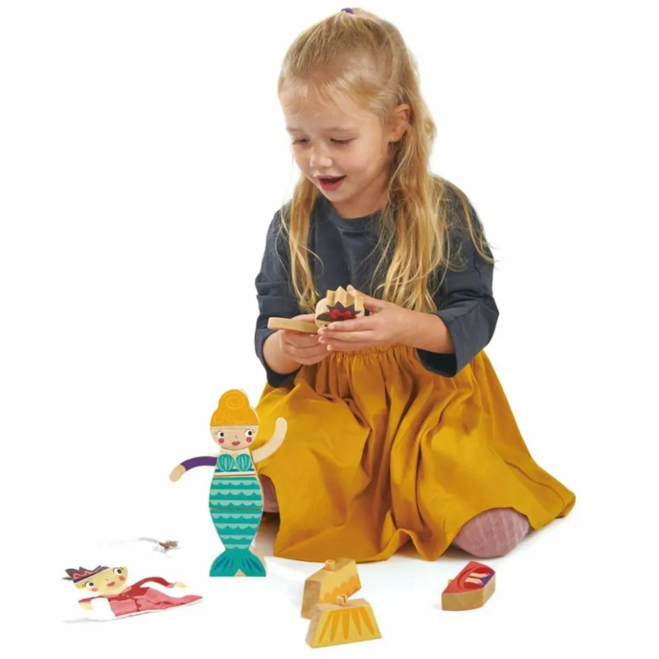 Clearance Tender Leaf Jeu à empiler Princesses et Sirènes