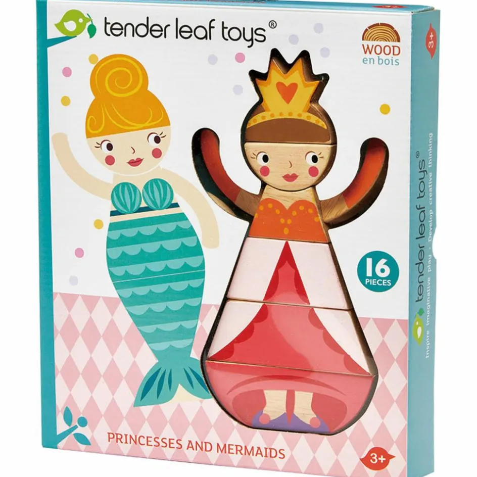 Clearance Tender Leaf Jeu à empiler Princesses et Sirènes