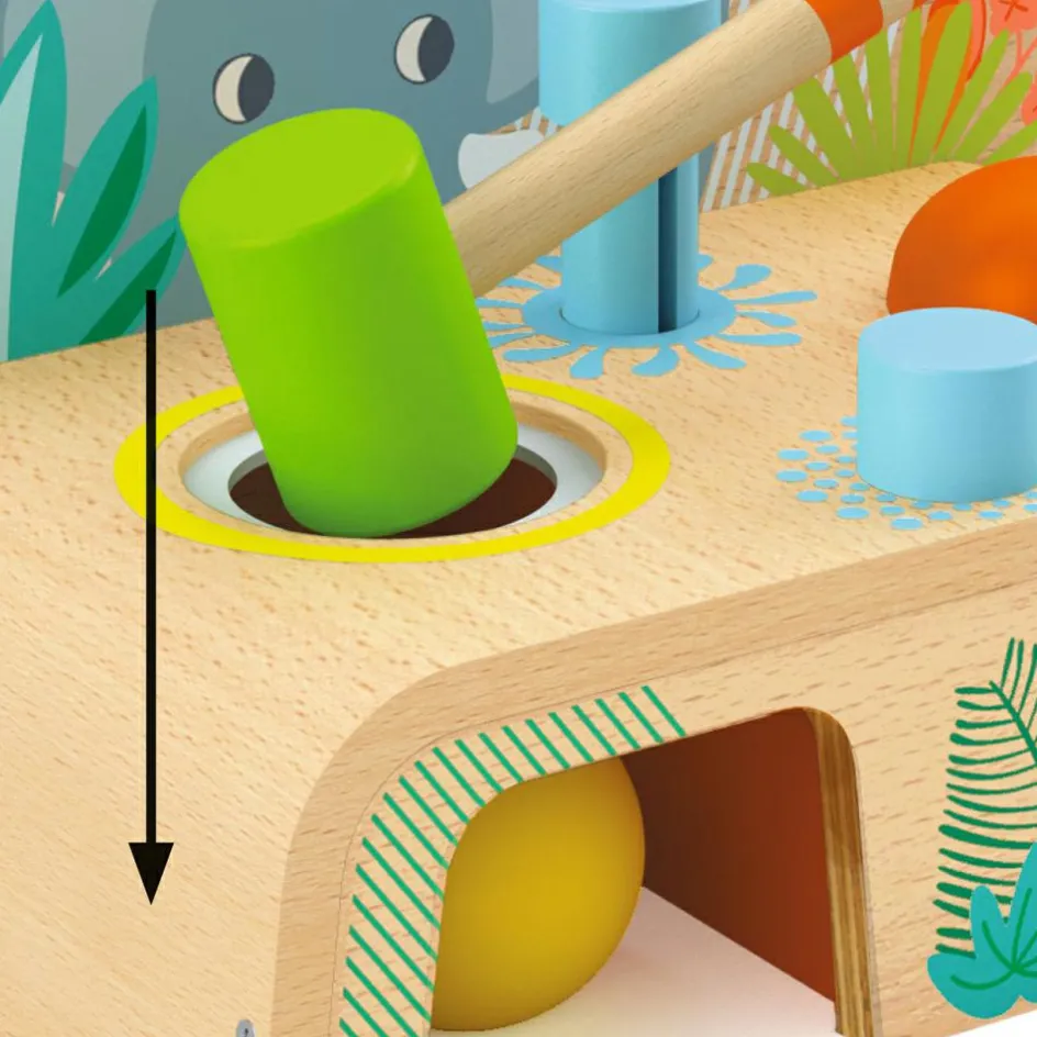 Jeu à encastrer Baby couleur Multi Tap|Djeco Online