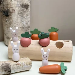 Jeu à encastrer buche, lapins et légumes|Egmont Toys Hot