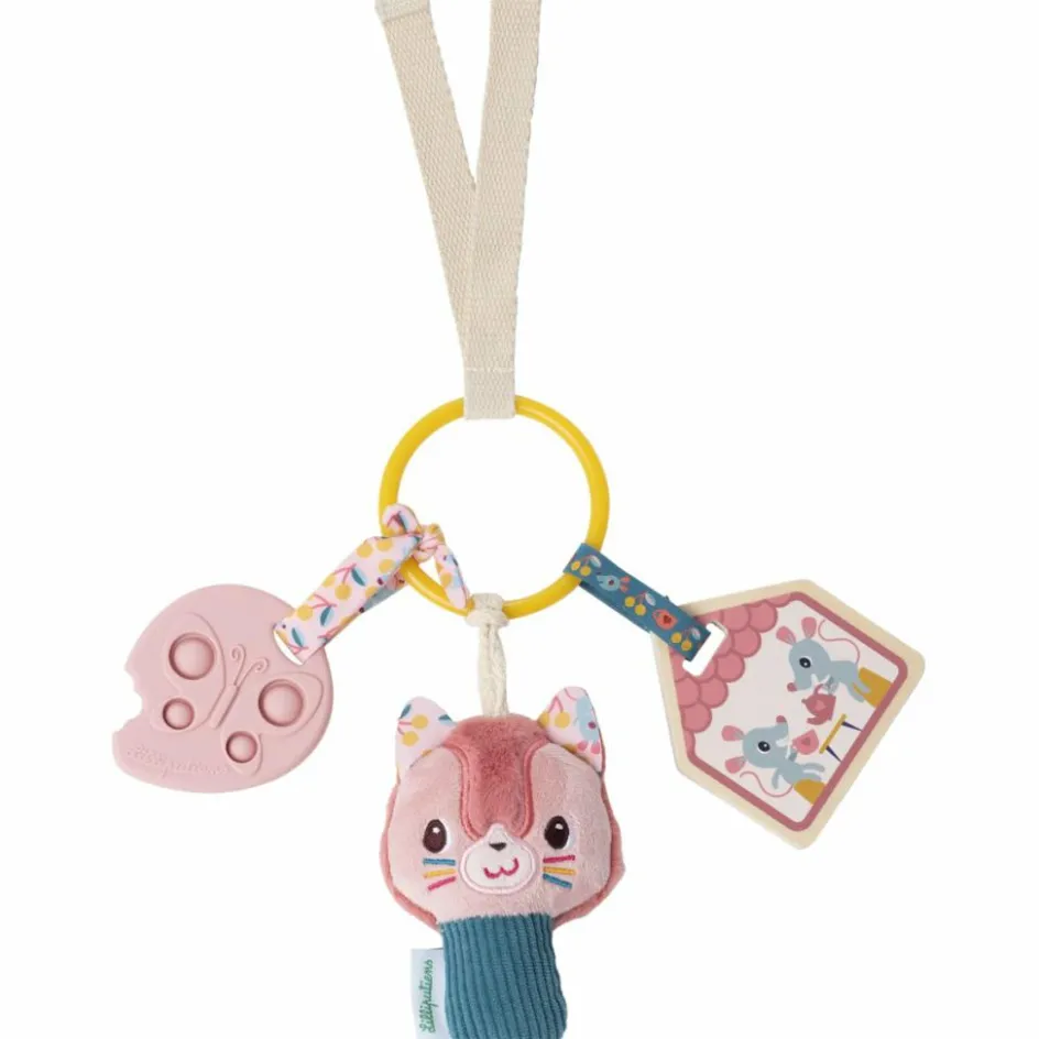 Jeu d'activités à suspendre Jeanne trousseau de clef Jardin|Lilliputiens Clearance