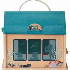 Jeu d'activités en bois Ma première école|Lilliputiens Clearance