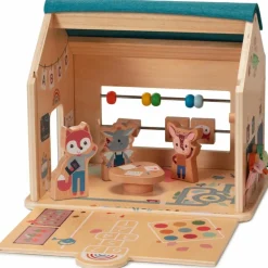 Jeu d'activités en bois Ma première école|Lilliputiens Clearance