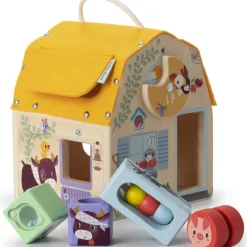 Jeu d'activités en bois Maison sonore à formes|Lilliputiens