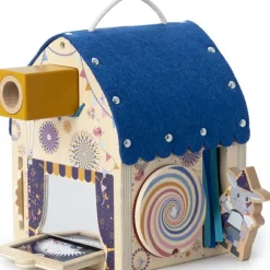 Best Lilliputiens Jeu d'activités en bois Maison découverte d'illusions optiques