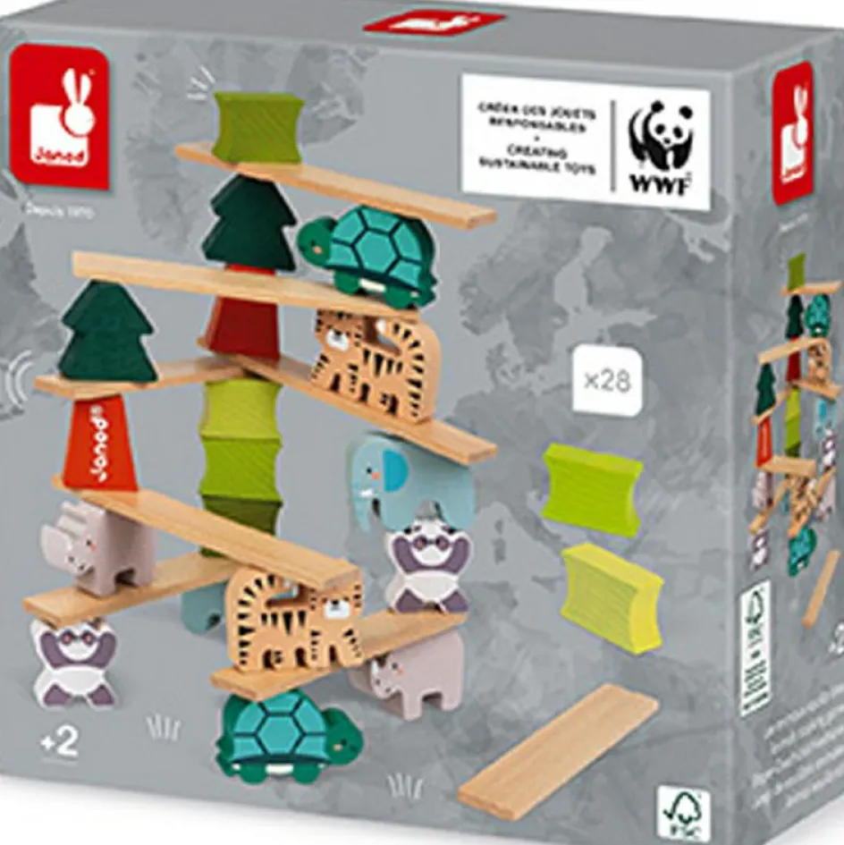 Jeu d'adresse Les animaux équilibristes WWF|Janod Sale