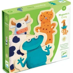 Sale Djeco Jeu d'association Crazy animaux magnétiques (24 pièces)