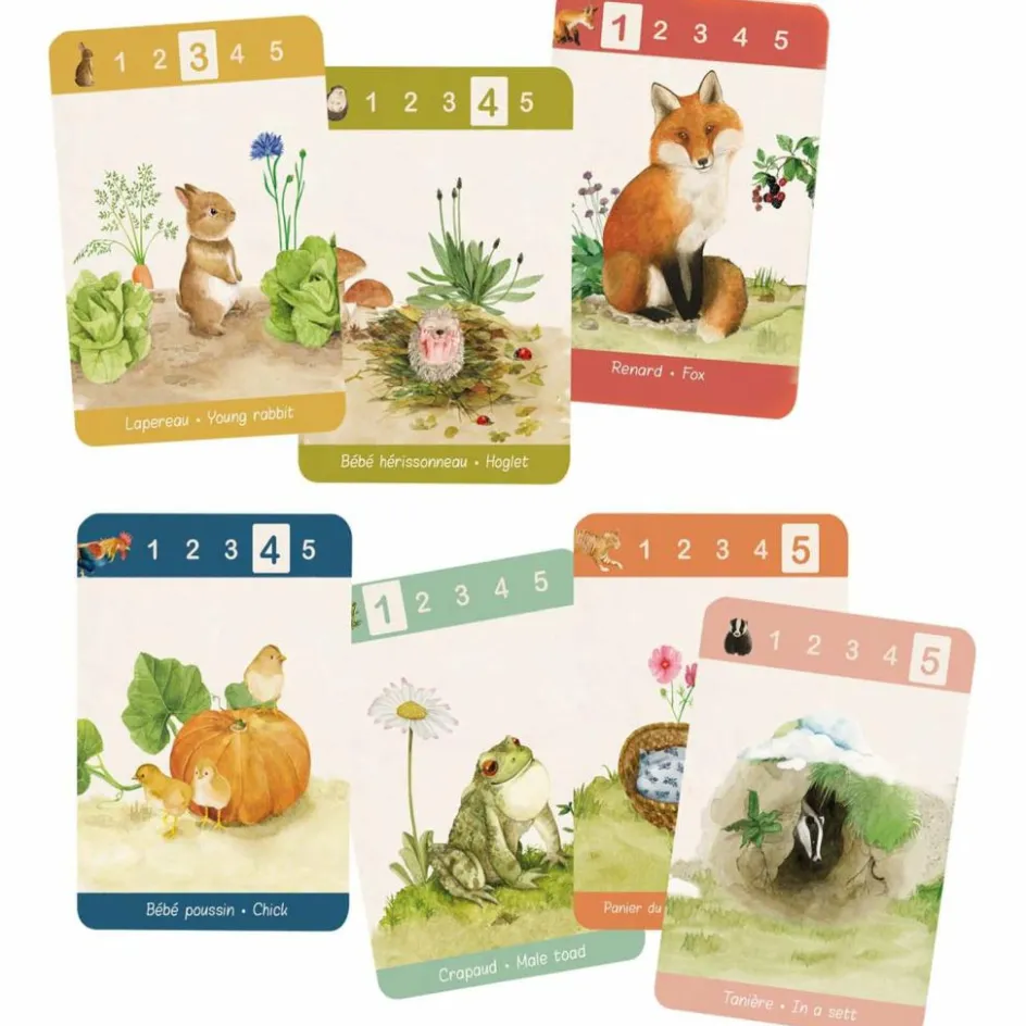Jeu de 7 familles Le Jardin du Moulin|Moulin Roty Online