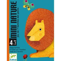 Sale Djeco Jeu de cartes 7 familles Mini nature (28 cartes)