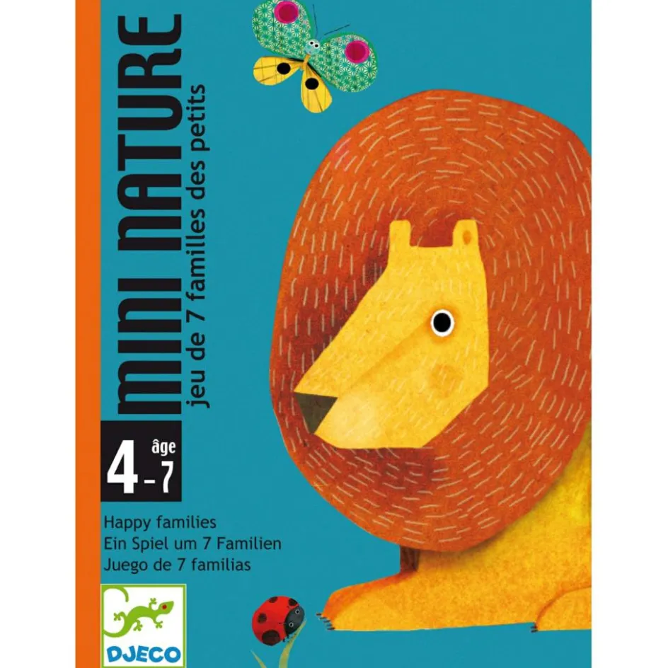 Sale Djeco Jeu de cartes 7 familles Mini nature (28 cartes)