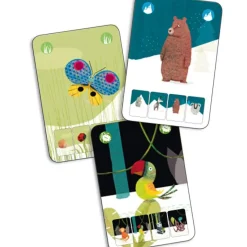 Sale Djeco Jeu de cartes 7 familles Mini nature (28 cartes)