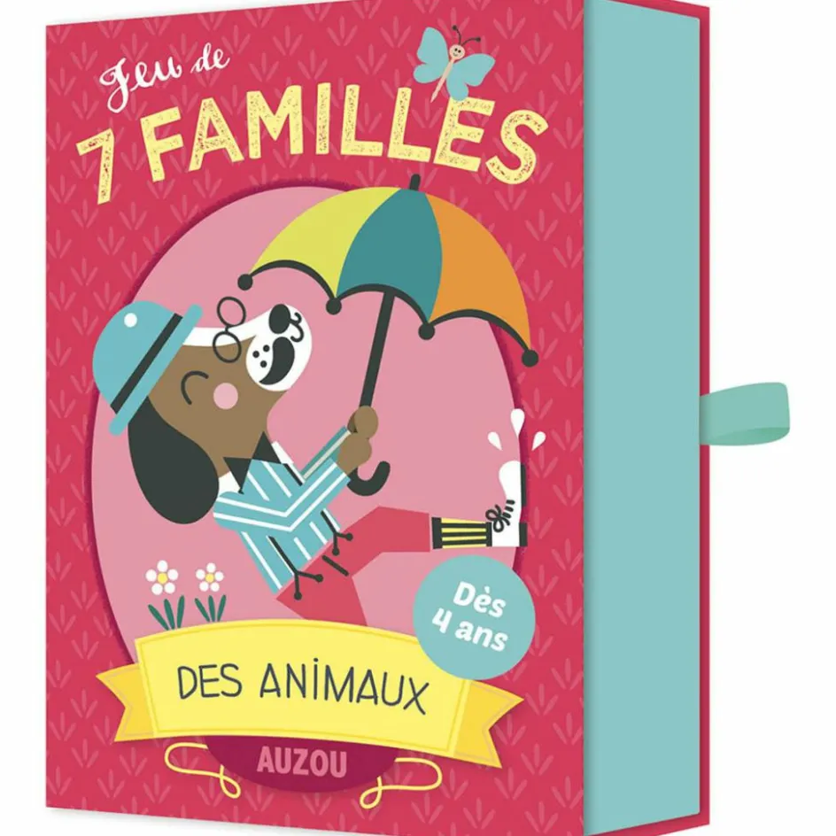 Auzou Editions Jeu de cartes Jeu de 7 familles des animaux