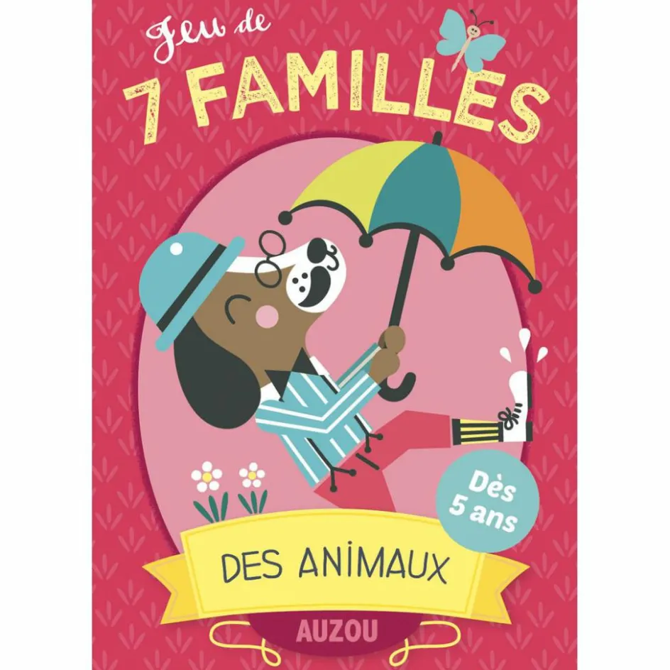 Auzou Editions Jeu de cartes Jeu de 7 familles des animaux
