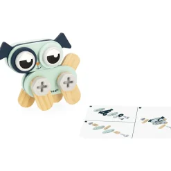 Hot Janod Jeu de construction en bois Brico'kids Petits animaux