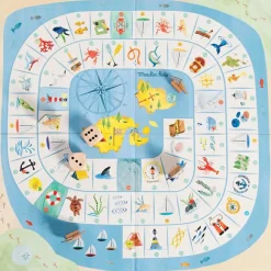 Jeu de l'oie de l'explorateur Le Jardin du Moulin|Moulin Roty Outlet