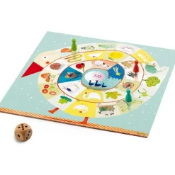 Jeu de l'Oie et de Petits Chevaux Ludo et compagnie Junior|Djeco Outlet