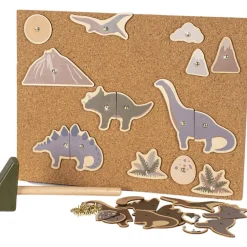 Jeu de marteau en liège Dino|Konges Slojd Clearance