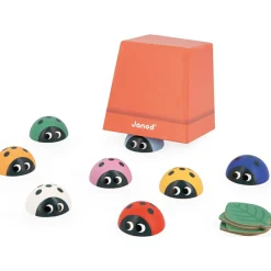 Discount Janod Jeu de mémoire 2 en 1 Coccinelles