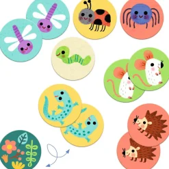 New Djeco Jeu de mémoire Petites bêtes (32 pièces)