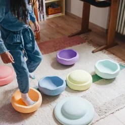 Jeu de motricité Inside rainbow pastel (6 blocs)|Stapelstein New