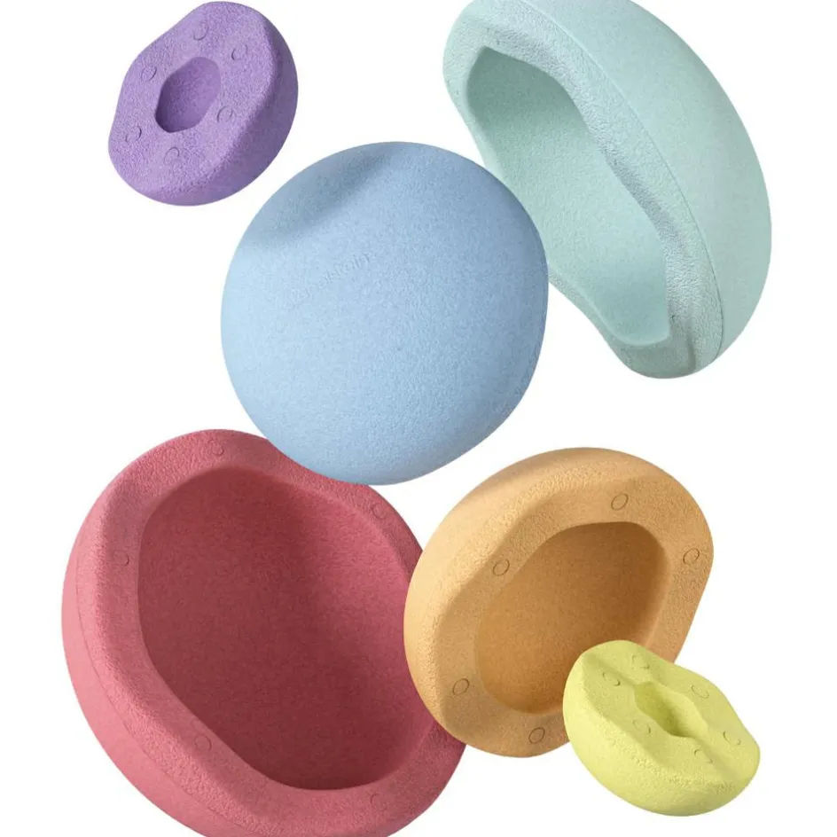 Jeu de motricité Inside rainbow pastel (6 blocs)|Stapelstein New
