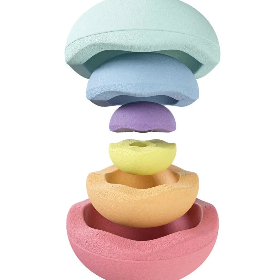 Jeu de motricité Inside rainbow pastel (6 blocs)|Stapelstein New