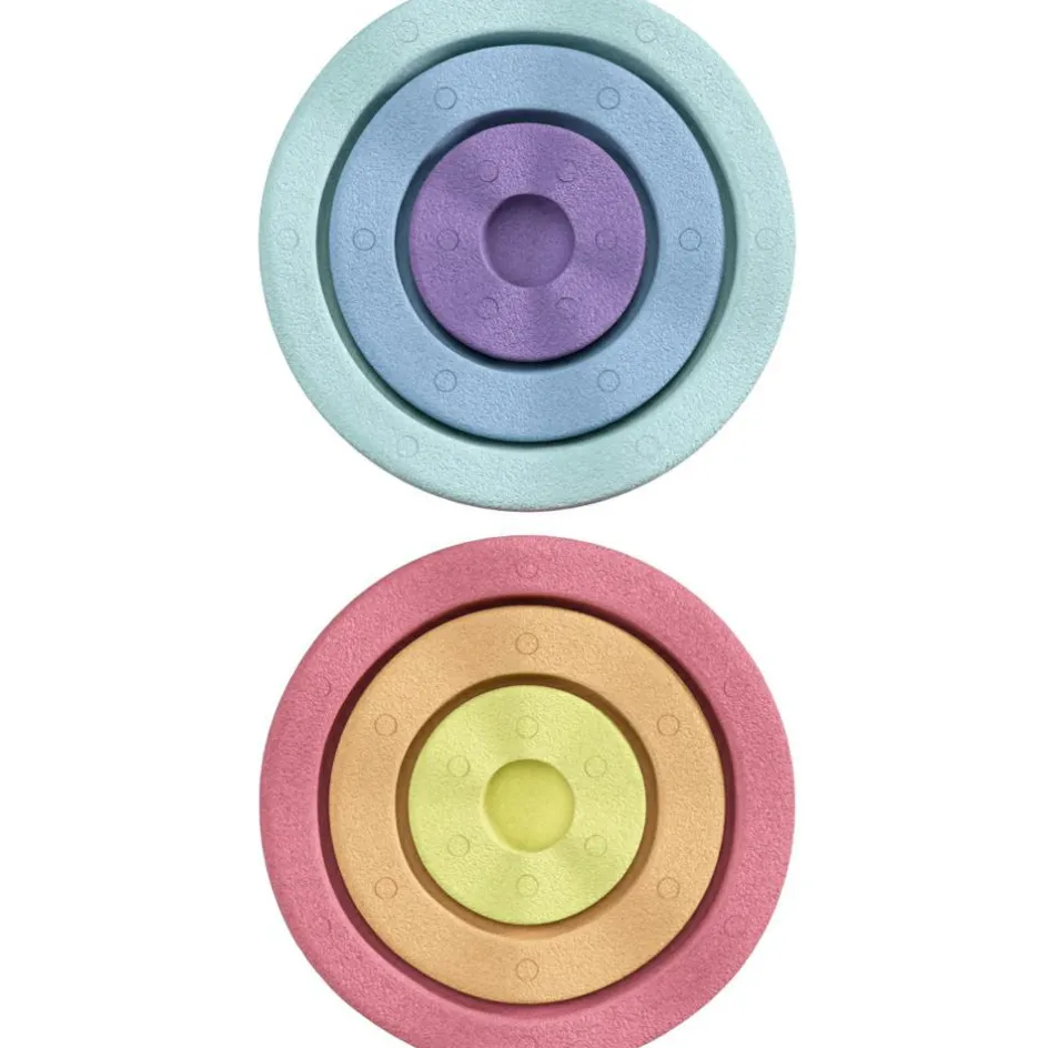 Jeu de motricité Inside rainbow pastel (6 blocs)|Stapelstein New