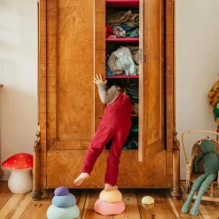 Jeu de motricité Inside rainbow pastel (6 blocs)|Stapelstein New