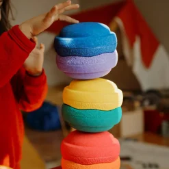 Jeu de motricité Original Mini rainbow classic (6 blocs)|Stapelstein Outlet