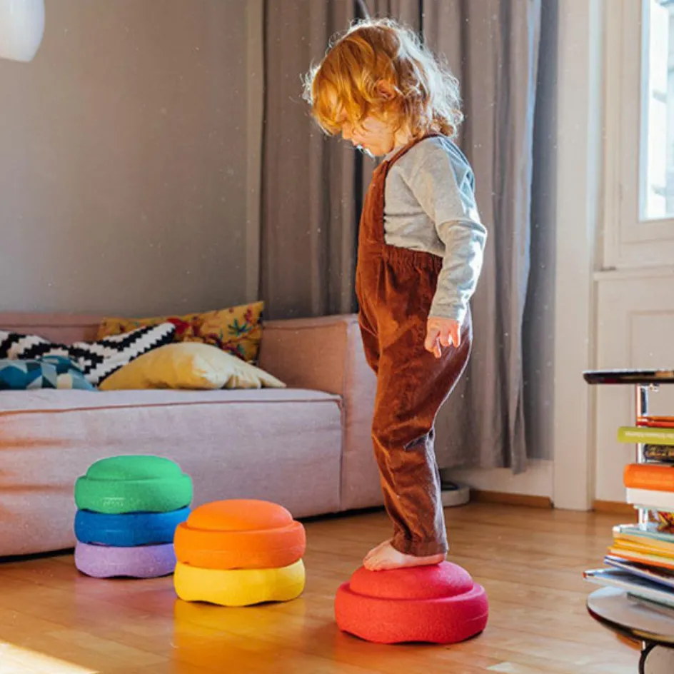 Jeu de motricité Original rainbow classic (6 blocs)|Stapelstein New