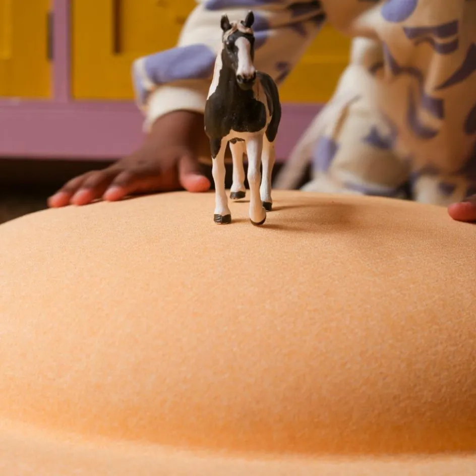 Hot Stapelstein Jeu de motricité Original Grow light orange