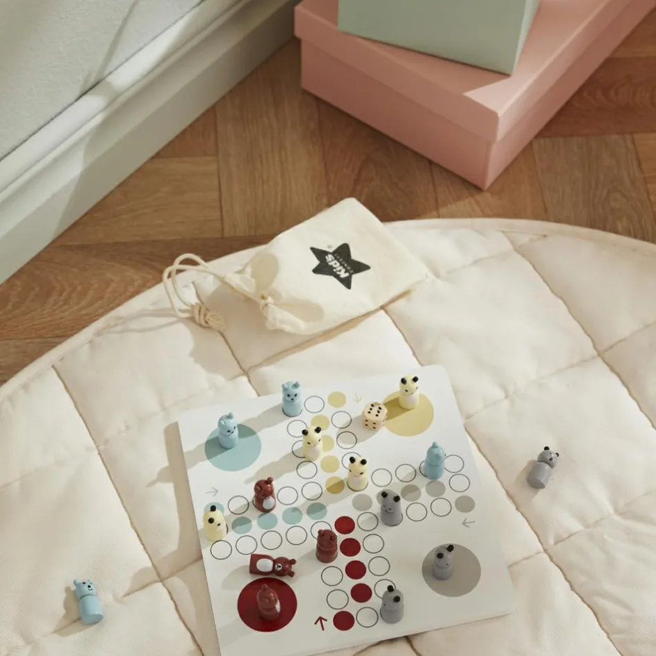 Hot Kid's Concept Jeu de Petits chevaux en bois Edvin