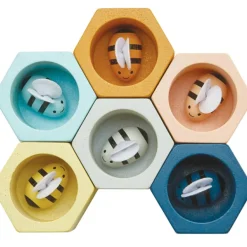 Jeu de pince Nid d'abeilles Couleurs Tendresse|Plan Toys Outlet