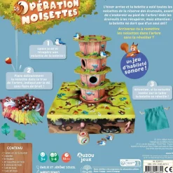 Jeu de société Opération noisettes|Auzou Editions New