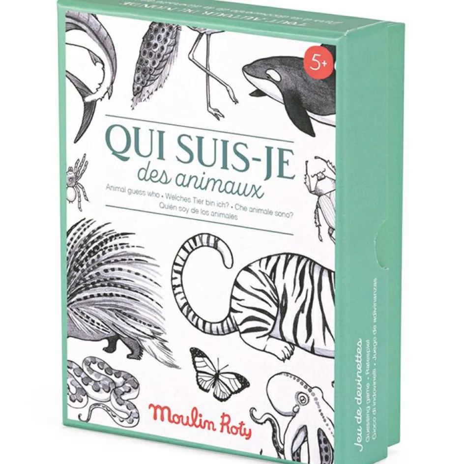 Jeu de société Qui suis-je des animaux|Moulin Roty Outlet