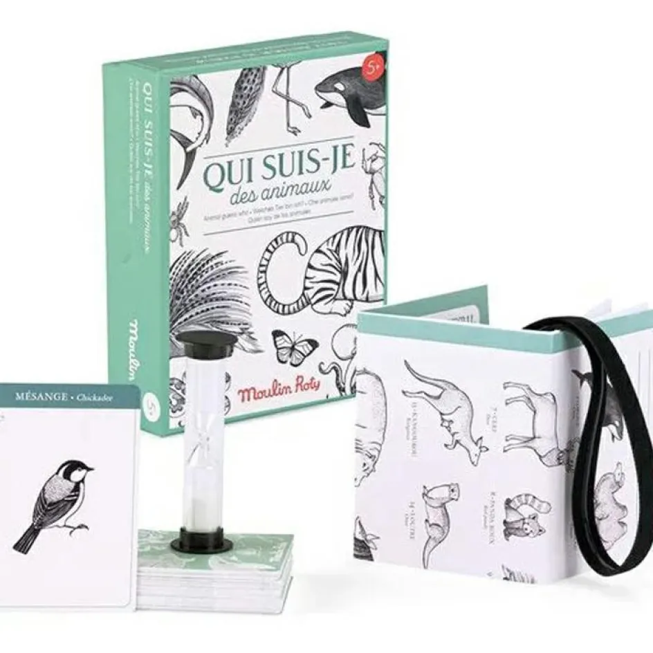 Jeu de société Qui suis-je des animaux|Moulin Roty Outlet