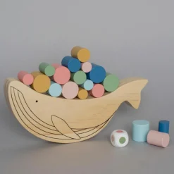 Jeu d'équilibre en bois baleine|Jabadabado Hot