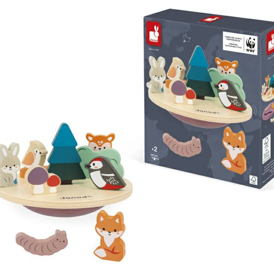 Jeu d'équilibre en bois Ecosystème WWF|Janod Outlet