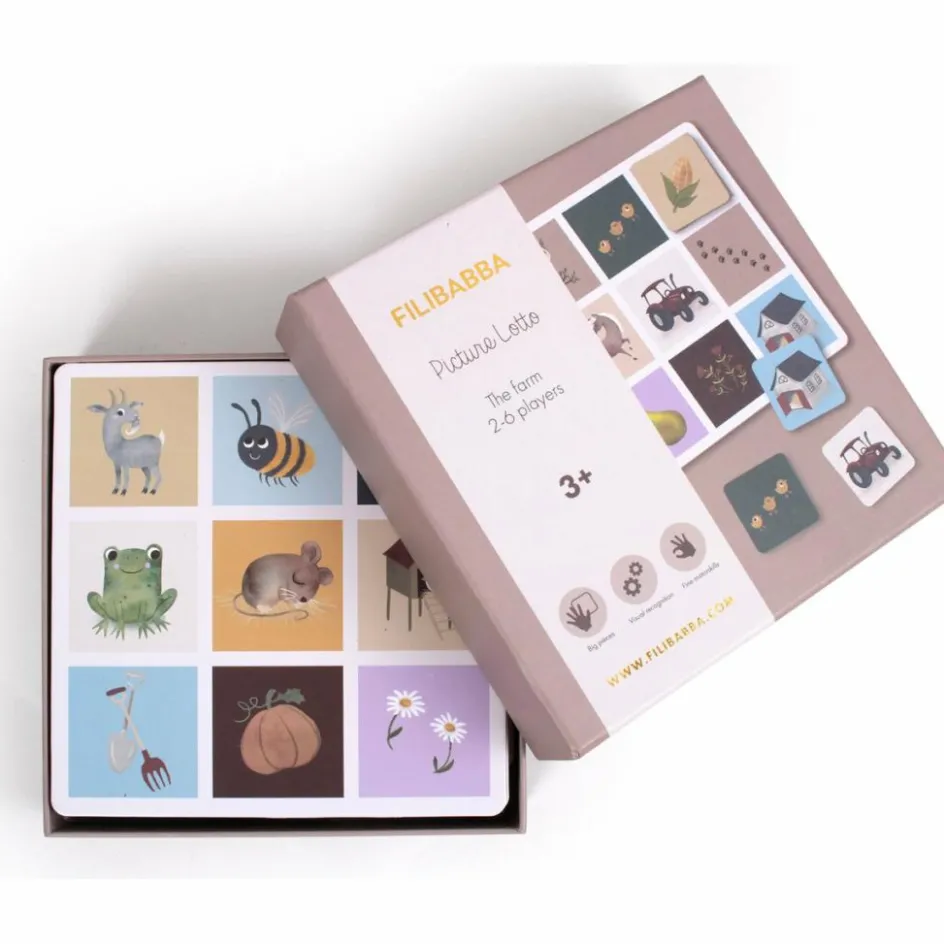 Clearance Filibabba Jeu loto des images A la ferme